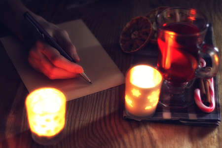 New Year's Eve celebration package gifts and signature cooking festive drinksの写真素材