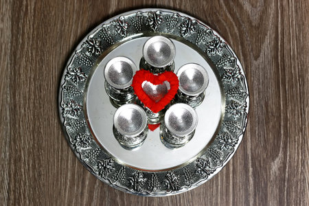 symbol of love and fidelity red heart shape as a gift for Valentine's Day