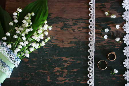 various vintage elements on old worn backgrounds different conceptsの写真素材