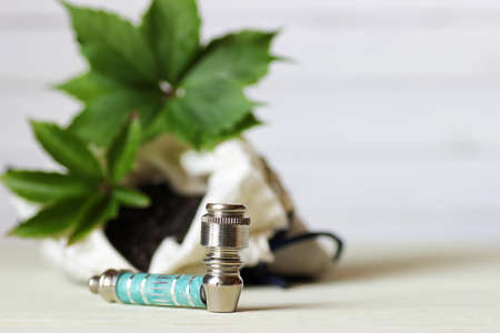 marijuana pipe backgroundの写真素材