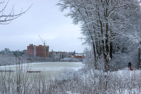 various objects of the winter season and lanscape in the best of this wonderful period
