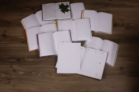 man working with book on the floor education and bussines conceptの写真素材