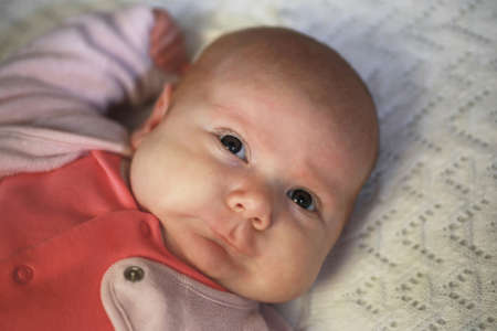 portrait of a beautiful child of the European appearanceの写真素材