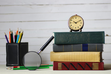 old book retro watch