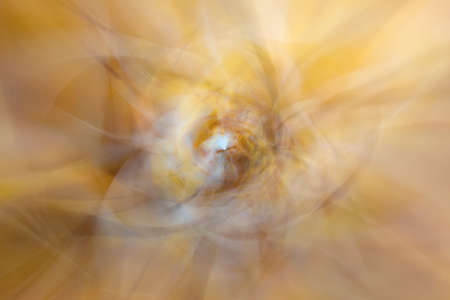 Orange abstract background blurred round objectsの写真素材