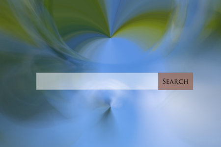Search bar web on multi colored abstract background