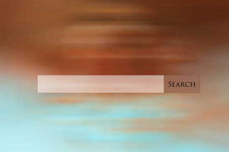 Search bar web on multi colored abstract background