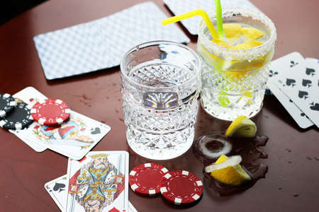 Different objects with unusual angle of lightの写真素材