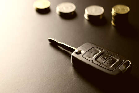 Money car key giftの写真素材