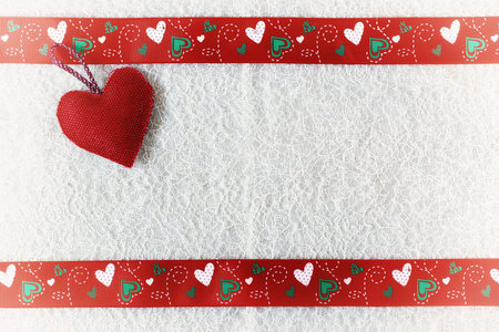 valentine heart background fabric