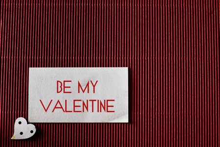 valentine day paper heart shapeの写真素材