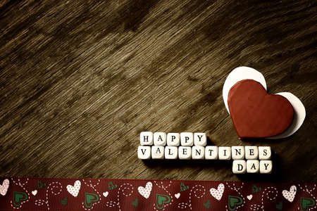 retro background of heart shapeの写真素材