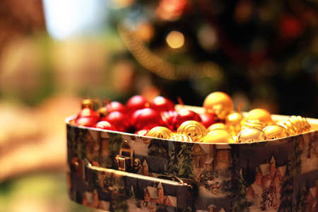 christmas decor object ballの写真素材