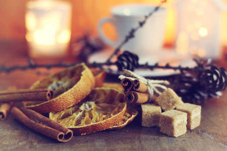 preparation of various decorations and attributes for the celebration of the international holidayの写真素材