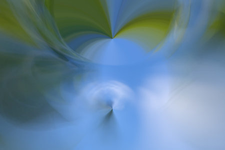 Green abstract background lines and angles blurred themeの写真素材