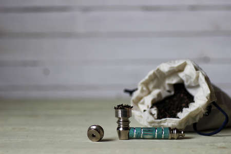 marijuana pipe backgroundの写真素材