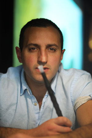 A portrait of a handsome Armenian manの写真素材