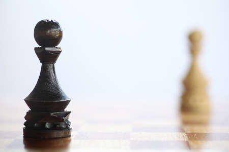 The concept of the chess game at the thoughts of the battlefield
の写真素材