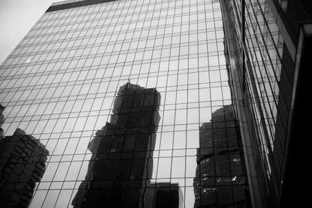 Business center with high skyscrapersの写真素材