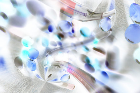 Abstract medication backgroundの写真素材