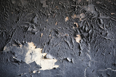 texture of old peeling paintの写真素材