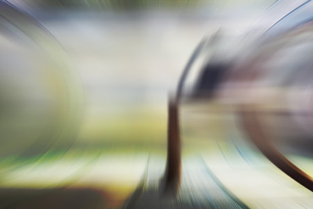 Abstract colored lines background and blurredの写真素材