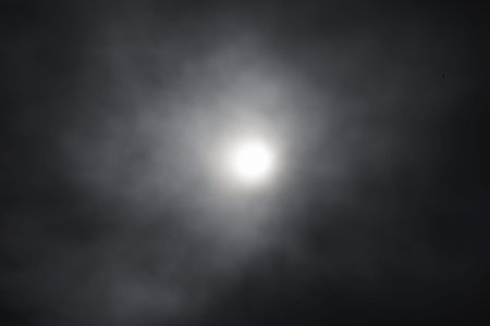 Rain clouds in the sky. Gray dark clouds in the sky. Storm cloud