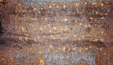 The texture is metallic. Industrial background from an old rusty metal. Textured metal background...