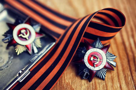 Military award medalsの写真素材