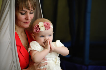 A child is having fun and playing at a childrens party