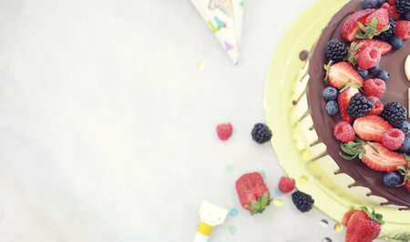 Confectionery flavored cakes for a holiday and a normal breakfastの写真素材