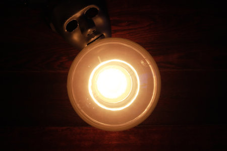A sorcerer's table with a fortune-teller ball and maskの写真素材