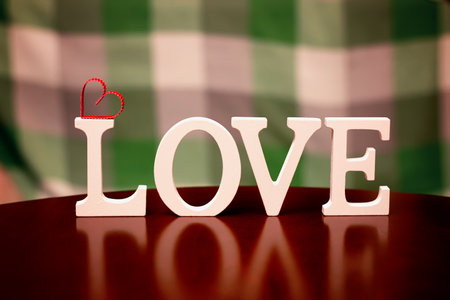 valentine day love shapeの写真素材