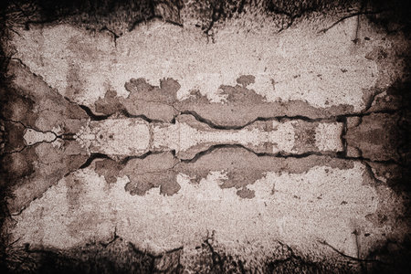 Texture of plaster on the wall. Gray background putty wall.の写真素材