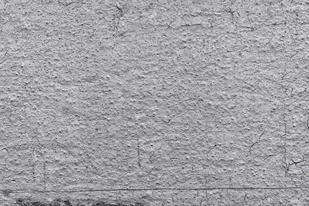Texture of plaster on the wall. Gray background putty wall.