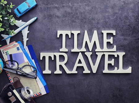 Air ticket and passport for flight by plane. Travel concept Ticket booking.の写真素材