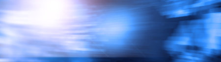 Abstract blue background. Blurred background curved lines blue tint.