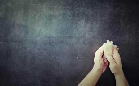 Bare hands in soapy foam. Hand hygiene. Wash hands. Disinfection with soap protection against viruses.の写真素材