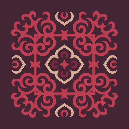 Vector Ornament With Caucasian Motifsのイラスト素材