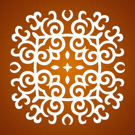 Vector Ornament With Caucasian Motifsのイラスト素材