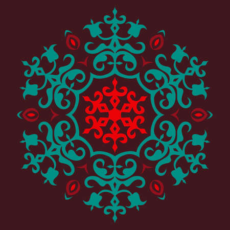 Vector Ornament With Caucasian Motifsのイラスト素材