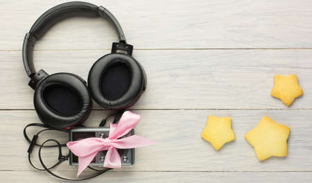 Player and cookiesの写真素材