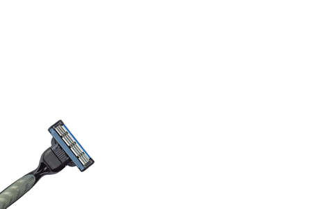 Men shaving machine on a whiteの写真素材