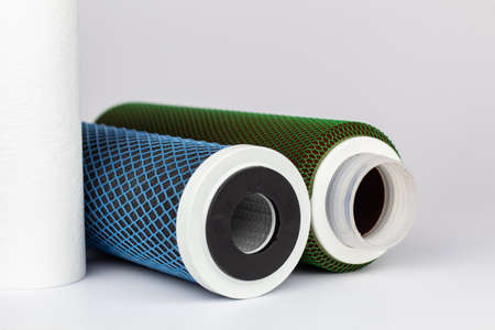 Elements of the filter for water purification, Thin water purification from harmful impurities.の写真素材