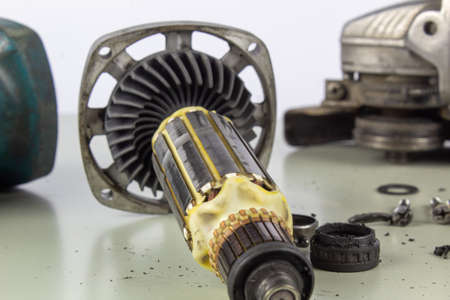 The power tool rotor, repair and maintenance of the tool.