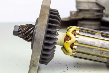 The power tool rotor, repair and maintenance of the tool.