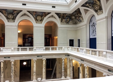 Interior of a luxury buildingのeditorial素材