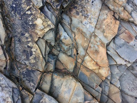 rock, stone texture, stone layers as backgroundの写真素材