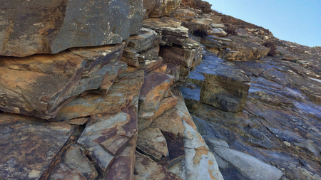 huge rock formations, rock, sheer cliffsの写真素材