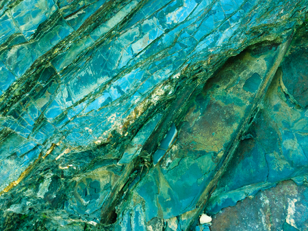 stone texture of amazing color, rocky layers of bright colors
